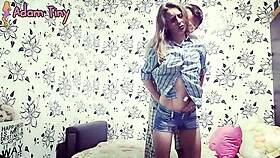 amateur wife teases then rides wildly