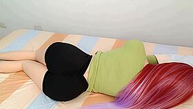 my hot volleyball babe wears sexy thongs every morning