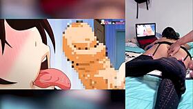 reacting to hentai blowjob videos