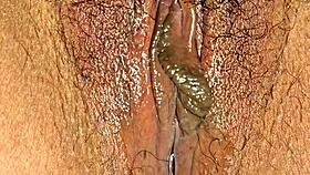 an interracial latina mature amateur couple enjoys wet fun together