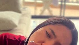 Amateur Couple Enjoys Neighbor's Huge Cock Deeply