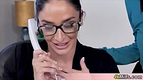 The New Secretary Versus The Boss Lady In An Epic Pussy Licking Battle