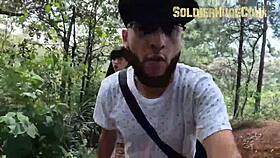 Yenifer, let's fuck in the forest without a condom, I said, and she let me cum inside.