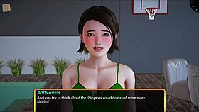 Brunette Amateur Plays Game with Small Tits Exposed!