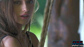 perfect milf gloria sol outdoor striptease and show off