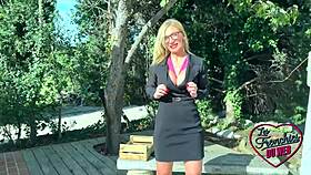 I love playing with my big tits and a cock