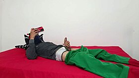 Latina amateurs fuck intensely alone at home in lingerie