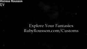 Ruby shares jerk off instructions with goddess energy