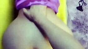 Pretty latina student in lingerie clip