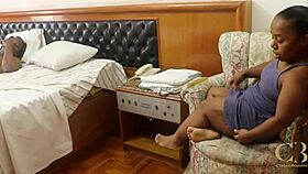 Lil short stuff catches attitude until big cock appears