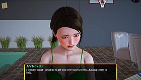 Brunette Amateur Plays Game with Small Tits Exposed!