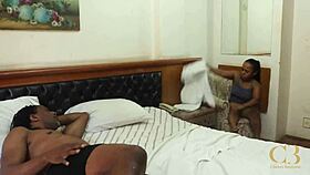 Lil short stuff catches attitude until big cock appears