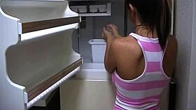 Kayden Krush Is Teasing Herself With Ice While Masturbating