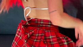 the girlfriend loves rough doggystyle after classes