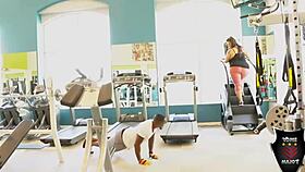 I feel sofia rose's big booty riding monster cock for rome majors protein shake