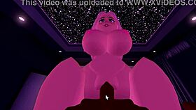 Blonde bitch rides big black cock hard