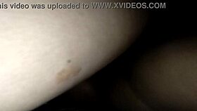 Tight pussy creampied in rough amateur quickie