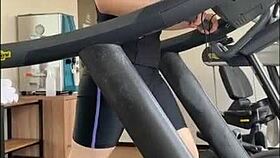 video of energetic girl dieting hard in hotel