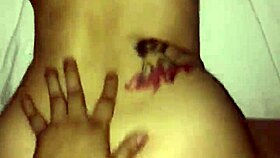 skinny latina explores the hotel room