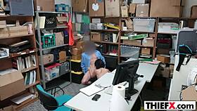 Sweety thief punished at work