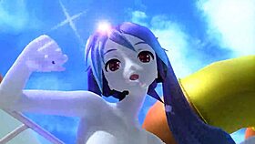 Hatsune Miku Dear Cocoa Dancing Naked, Revealing Those Sexy Big Tits