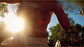 Amazing Milf Flashing Her Tits On Public Bike Ride