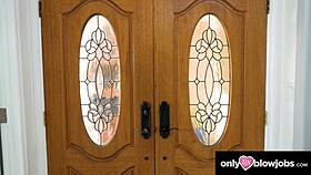 blonde visits homes offering oral services casually