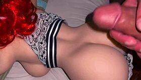 so horny, young girl's ass taking thick cock first time, tits bouncing wildly