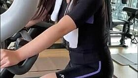 video of energetic girl dieting hard in hotel