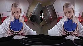 dark room vr - personal assistant with big tits blowjob