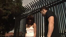 Mila Beth's shaved pussy and big butt