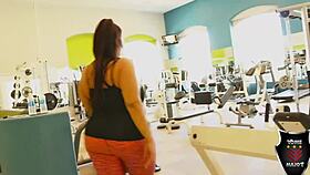 I feel sofia rose's big booty riding monster cock for rome majors protein shake