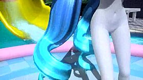 Hatsune Miku Dear Cocoa Dancing Naked, Revealing Those Sexy Big Tits