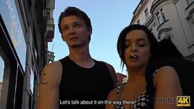 erica black, skinny babe, turns slut for cash in outdoor pickup