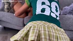 Two Horny Cricket Fans Intensely Rub Their Pussies Together In Passion