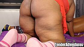 Fat ass milf waking young guy with slow ride on big dick till orgasm 😏