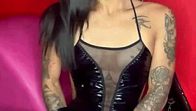 i'm the devil in miss kitty 1 with big ass transsexual crossdressing fat cock