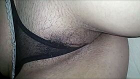 sexy lady fingering herself during masturbation