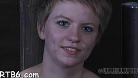 harsh whipping for ravishing angel