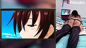 reacting to hentai blowjob videos