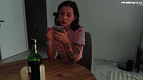 Robber broke in fucked ass