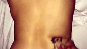 skinny latina explores the hotel room