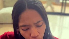 Amateur Couple Enjoys Neighbor's Huge Cock Deeply