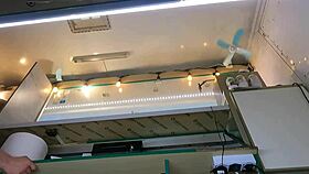 Boss Fingers Sexy Assistant's Shaved Pussy During Customer Talk