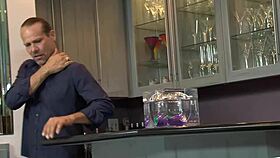 Amanda Lanes Lets Her Step-Daddie Sample Her Tight Twat While Mum Is Away