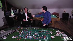 hennessy enjoys intense pool table session with friends