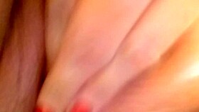 Wet Pink Pussy Teases With Masturbation