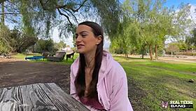 Busty Summer Renee Has Public Fun