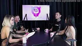 teen glamour bdsm in sheer red lingerie