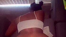 Sneaky Living Room Sex With Big Ass Shaking